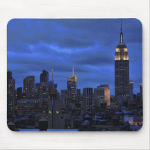 Ominous Clouds: Hurricane Sandy Approaches NYC Mouse Pad