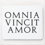 Omnia Vincit Amor Mouse Mat