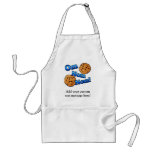 #OmNomNom, Cookie Lover Blue and White Aprons