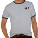 on 2 t-shirts