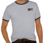on 2 t-shirts