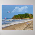 On a Beach Somewhere Print