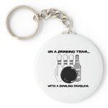 On a Drinking Team With a Bowling Problem keychains