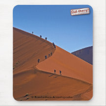 On a giant sand dune mousepad