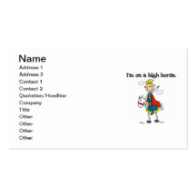 On a High Horse Business Card