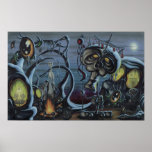 On a Quiet Moonlit Evening Poster