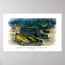 ON A QUIET NIGHT YOU CAN HEAR THEM RUST - CHEVY w- Posters
