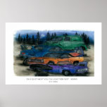 ON A QUIET NIGHT YOU CAN HEAR THEM RUST - MOPAR w- Print