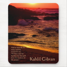 On Beauty - The Prophet by Kahlil Gibran Mousemat