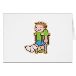 On Crutches cards
