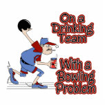 on drinking team with bowling problem photo sculptures