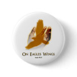 On Eagles Wings buttons