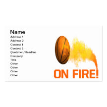 On Fire Business Cards