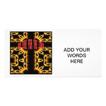 " On Fire for The Lord " Picture Card