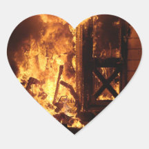 On Fire Sticker