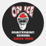 On Ice-Thrash Logo Round Stickers