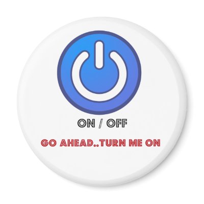 ON/OFF Switch Refrigerator Magnet by Canadianfem