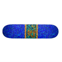 On Sapphire Flames Skateboard