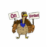On Strike - Talking Turkey photo sculptures