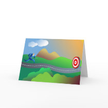On Target Greeting Card