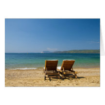 On the Beach Greeting Card