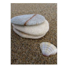 On the Beach Postcard