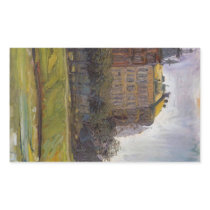 On the Danube Canal by Richard Gerstl Rectangle Stickers
