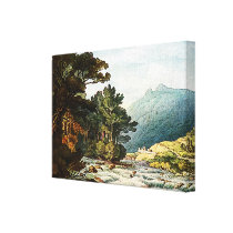 On The Dart Wrapped Canvas Print