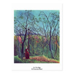 On The Edge By Rousseau Henri Post Cards
