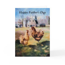 On the Farm Father's Day Card