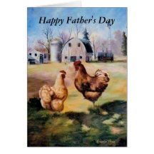On the Farm Father's Day Card