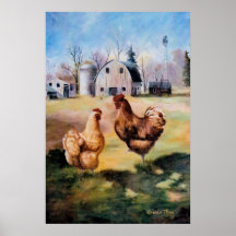 On the Farm Poster Print