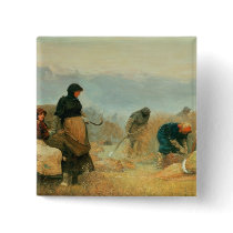 On the Fens, 1878 Button