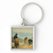 On the Fens, 1878 Keychain