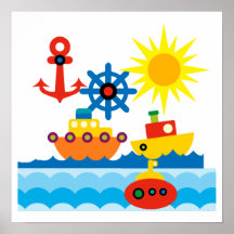 On the Ocean Print