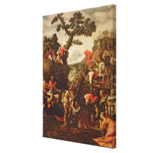 On the Road to Calvary Stretched Canvas Print
