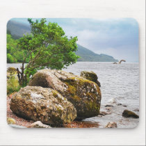 On the shores of Loch Ness with the monster mousepads