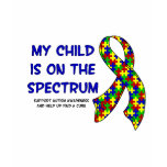On The Spectrum (bright colours) Women's t-shirts