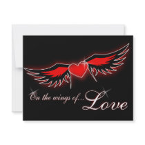 ON THE WINGS OF LOVE 2 PERSONALIZED INVITE