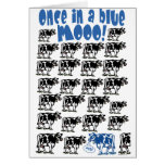 Once in a Blue Moo Moon cards