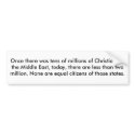 Once there was tens of millions of Christians bumper stickers