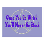 Once You Go Witch Postcards