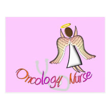 Oncology Nurse Angel Postcard