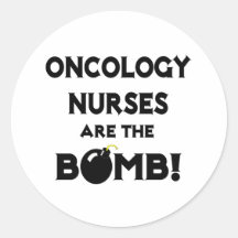 Oncology Nurses Are The Bomb! Sticker