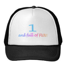 One And Full Of Fun (Colour) Hat