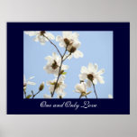 One and Only Love Art Prints gifts White Magnolia