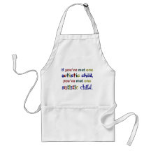 One Autistic Child Apron