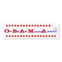 One Big A&& Mistake America bumper stickers