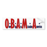 One Big Ass Mistake America bumper stickers