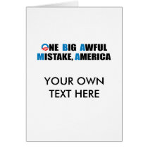 ONE BIG AWFUL MISTAKE, AMERICA CARDS